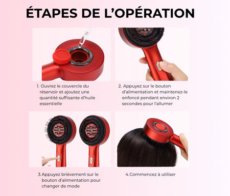 Brosse Massante Autonome 3-en-1